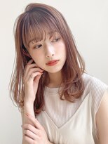 トゥーナ 表参道(tona) 小顔カット・外ハネボブ・くびれヘア・ペールベージュ