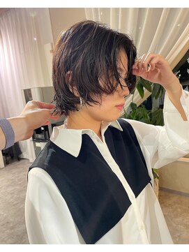 アットラップレーヴ(attrape-reve) 落ちかけパーマを洒落てる感じに。【高橋ユウキ】