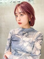 エイミー(Aimee)&nbsp;Aimee町田　シースルー前髪×ピンク