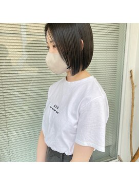 ミント(mint) ミニボブ/切りっぱなしボブ/ボブ/ブルージュ