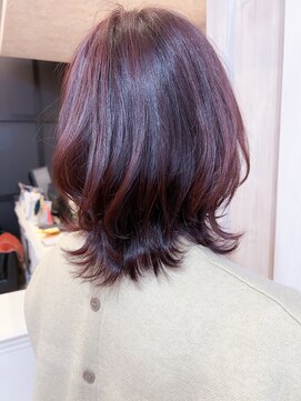 キャアリー(Caary) 福山イルミナカラー人気caaryくびれウルフ ピンクカラー♪