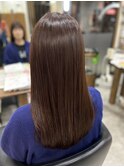 ナチュラル艶ストレート