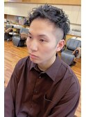 直毛メンズでもパーマで柔らかく動きの出るスタイルに!!
