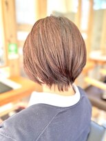 ポルム パプリカ(polum paprika)&nbsp;大人可愛いナチュラルまるみシルエットショートボブ20代30代