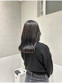 <haruka>ワンカラーでできる透け感たっぷりダークグレージュ