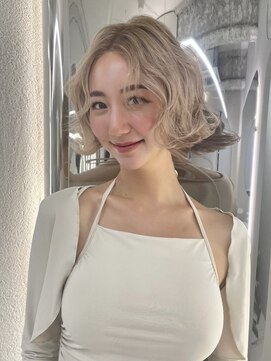 ガガ 心斎橋(GAGA) 韓国/ハイトーンカラー/ワンホンヘア/レイヤーカット/髪質改善