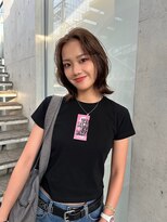 ローウェ 表参道(Louwe)&nbsp;ブラウンカラー/顔まわりレイヤー