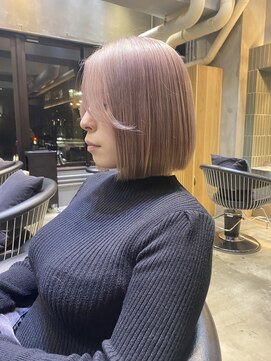 レーヴバイロンド 仙台(Reve by Lond) 韓国風ショート前髪ボブ外ハネボブイメチェン美髪ワイドバング