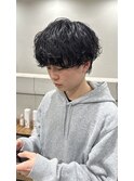 BTS テテ風 シャドウパーマ