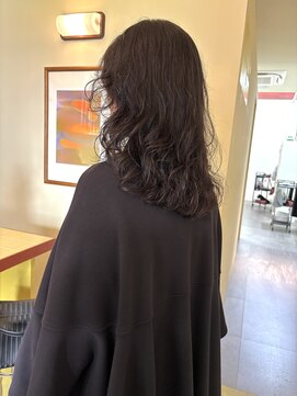 ヒントステーション(HINTSTATION) 〈浅草 半個室〉レイヤーパーマ/アッシュブラウン