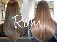 サイエンスアクアとミルクティーベージュで透明感たっぷり艶髪へ