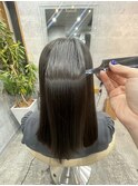 縮毛矯正と髪質改善でサラサラストレート