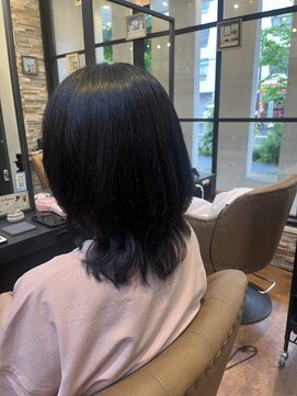 ヘアーラウンジ アンフィ 井土ヶ谷(Hair Lounge Anphi) 【Before  after】ウルフレイヤー
