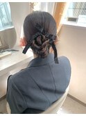 お呼ばれヘアセット☆カチモリアレンジ☆