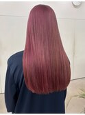 色落ちまで楽しめるピンクカラー <古畑愛美>