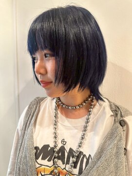 フォークロア 本店(Folk Lore) ウルフカット/ネイビーカラー