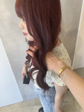 エイト ヘアサロン 渋谷本店(EIGHT) ワインレッド