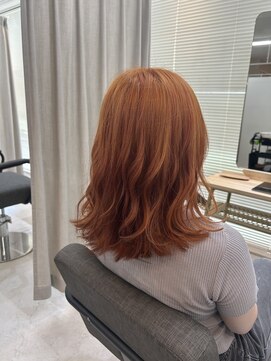 テーラヘアー 岩槻店(TELA HAIR) オレンジカラー