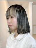 ◎ブロンドハイトーンカラーデザインカラーアンブレラカラー金髪