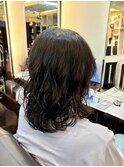 ゆる巻きパーマでイメージチェンジ*＊