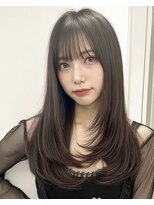 hum 立川【ハム】髪質改善・酸性ストレート・縮毛矯正 ココアベージュ/オリーブグレー/小顔/黒髪[立川/髪質改善]