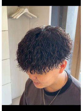 エッジ(EDGE) 大分メンズ刈り上げマッシュツイストスパイラルパーマスタイル