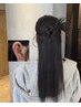 【大事な日特別メニュー】耳つぼジュエリー＋ヘアアレンジ￥6750
