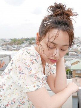 アース 船堀店(HAIR&MAKE EARTH) ふんわり可愛いお団子アレンジ
