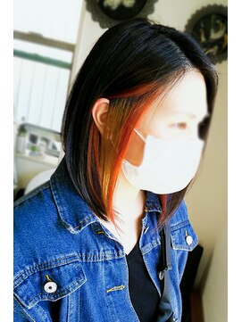 アステリズム(Asterism) 【Asterism】イヤリングカラー☆★☆オレンジ＆イエロー♪