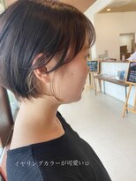 スイッチ 本店(SWITCH) 【鳥居】イヤリングカラーが合うショートボブ♪