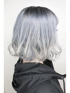 ラフィス ヘアー ルーム 難波本店(La fith hair room) アイスシルバー×グレイアッシュ