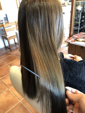 アミュゼラヴィ(amuser ravie) COTAトリートメントで艶々/ミルクティーベージュ/ことりベージュ