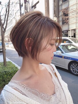 ロンドアジュール 横浜(Lond azur) 【Lond azur】立体感小顔ショート
