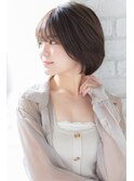 【canon】小顔効果のひし形シルエット☆大人ショートボブ