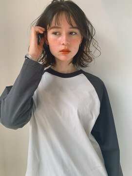 リト 自由が丘(Lit.) 【Lit.】フラッフィーパーマボブ【担当YUKINA】