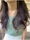 【hair salon W】パープルカラー