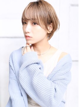 トロン(tronc) 大人可愛い20代30代40代小顔短め前髪 アースカラー D4