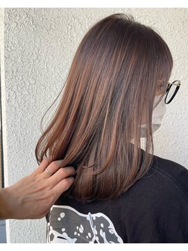 ロンドネートゥル 新潟(Lond naitre) 【高橋ヒロシ】ブリーチなしココアベージュ ペールベージュ