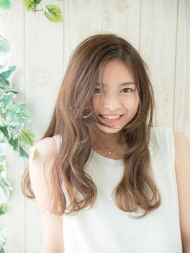 アンク リーフ(ankh leaf) 小顔大人かわいいデジタルパーマロングレイヤー美髪