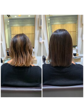 プリマ アンジュ 中目黒店(PRIMA ange) 30代女性 『髪質改善酸性ストレート』　PRIMA ange 中目黒