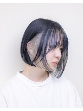 ルプラ ガーデン(le-pla garden) インナーカラー#切りっぱなしボブ#ケアブリーチ#ダブルカラー