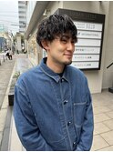【吉元　龍一】マッシュ×波巻きパーマ