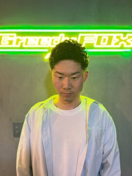 グリーディーフォックス 代々木(Greedy FOX) アップバング/ツーブロックマッシュ/束感/波巻き[シェービング]
