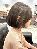 リノナ ポルト(LINONA porte) キッズカット大人可愛い韓国 /アッシュオリーブベージュ/前髪