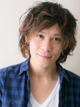 モッズヘアメン 札幌月寒店(mod's hair men) ワイルドなツイストスパイラルのミディアムボブウルフi札幌月寒