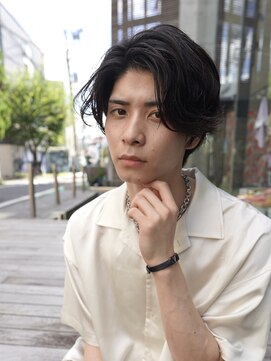 ニコ トウキョウ ヨコハマ(nico) センターパート/シースルーマッシュ/ニュアンスパーマ