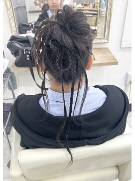 プティクローシェ バイ クオーレ(petite cloche by CUORE) 【お呼ばれ】韓国ヘア☆～カチモリを添えて～