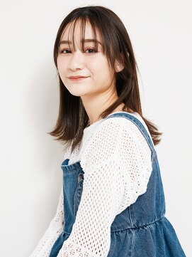 エンタク 新宿(enntaku) マロンベージュ/Aラインボブ/かきあげ/インナーカラー[新宿駅]