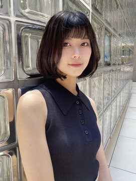 ステア ケース(stair case) 韓国内巻きボブ顔まわり前髪カットトリートメント