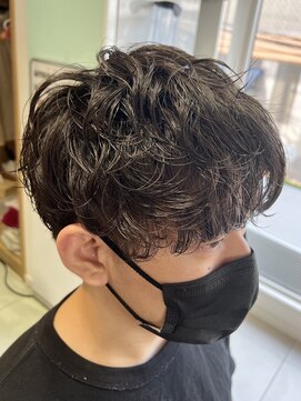 アーサス ヘアー デザイン 鎌ヶ谷駅前店(Ursus hair Design by HEADLIGHT) メンズ マッシュ ニュアンスパーマ